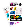 Zestaw naklejek Miejskie Sporty Sticker Pack Arkusz A4 - 2 szt. (Wersja A i B)