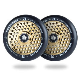 Koła do Hulajnogi Root Industries Honeycore Black Pro Scooter Wheels 2-Pack Gold Rush Złoty 110 mm (2 szt.)