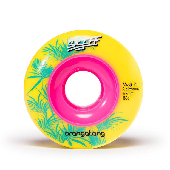 Koła Orangatang Skiff Wheels Żółty 62 mm 86A