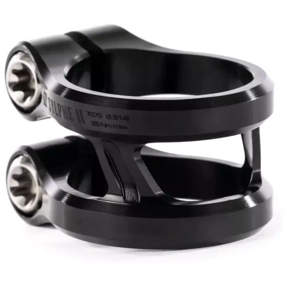 Zacisk Ethic Sylphe V2 Double Clamp Czarny 31,8 mm