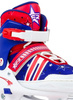 Wrotki regulowane dla dzieci SFR Spectra Adjustable Children's Quad Skates Niebiesko-Czerwony
