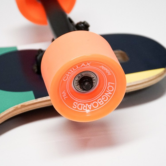 CHILLAX TYPO GREEN Longboard 106,5 cm + T-tool