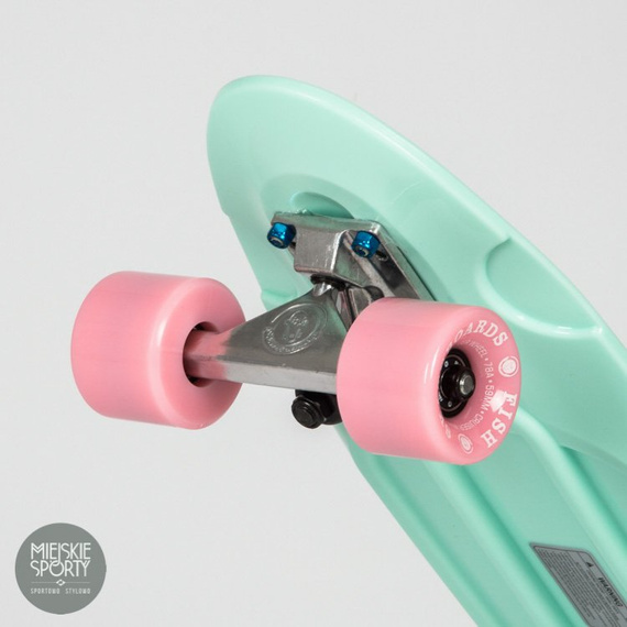 Big Fish Skateboards Summer Green/ Silver/ Summer Pink