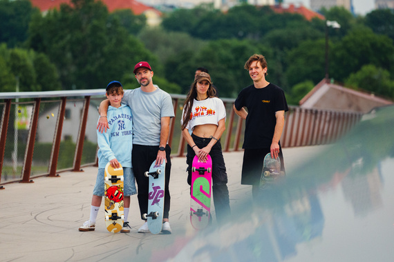 Kompletna Deskorolka Urban Sports Skating Tomato 7,5"