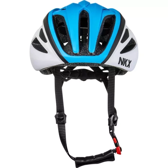 Kask Rowerowy NKX Urban Biało-Niebieski L/XL