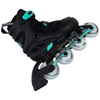 Rolki regulowane Story Midnight Adjustable Inline Skates Czarno-Miętowy LED