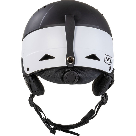 Kask na narty i snowboard NKX Predator Snow Helmet Czarno-Biały