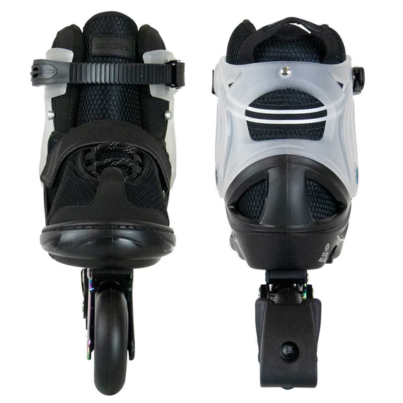 Rolki regulowane Story Motion Adjustable Inline Skates Czarno-Tęczowy