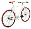 Rower Track Bike Dark white-red-black