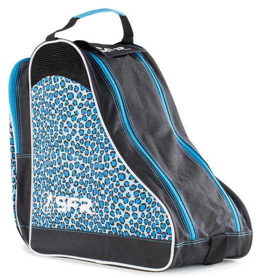 Torba na rolki i łyżwy SFR Designer Ice and Skate Bag Blue Leopard