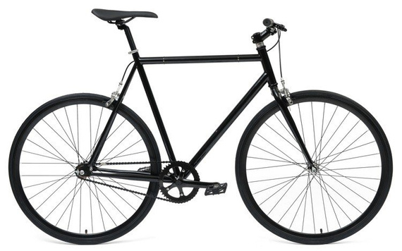 Rower Track Bike Dark Black