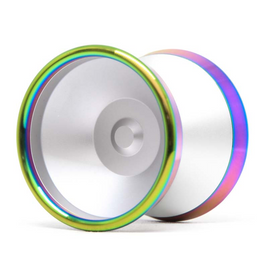 Yoyo Metalowe dla Zaawansowanych YoYoFactory Demonspeed 2 Srebrno-Tęczowy