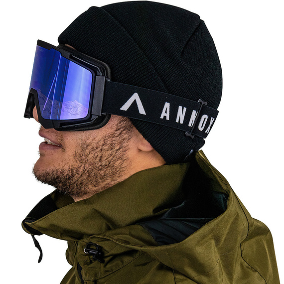 Gogle na snowboard i narty Annox Team Adult RevoBlue/Orange