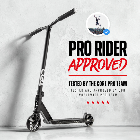 Hulajnoga Wyczynowa CORE CG1 Complete Stunt Scooter Czarny wys. 81 cm