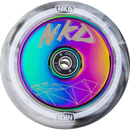 Koło do Hulajnogi NKD Metal Pro Biało-Czarno-Tęczowy 110 mm