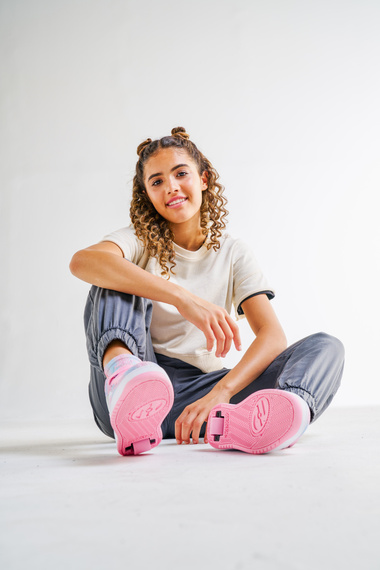 Butorolki Heelys Rezerve Low Jasnoróżowy/Biały/Tęczowy