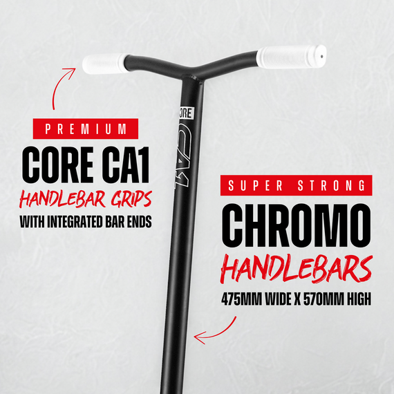Hulajnoga Wyczynowa CORE CA1 Complete Stunt Scooter Czarny wys. 81 cm