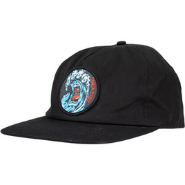 Czapka z daszkiem Santa Cruz Screaming Wave Snapback Czarny