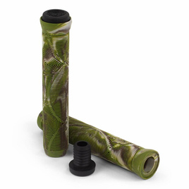 Gripy do hulajnogi wyczynowej Slamm Team Swirl Bar Grips Jungle Green 165 mm