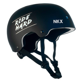 Kask Na Deskorolkę Hulajnogę NKX Brain Saver Czarny Ride Hard