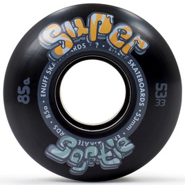 Kółka do deskorolki ENUFF Super Softie Wheels 53 mm Czarny