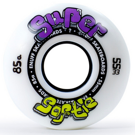 Kółka do deskorolki ENUFF Super Softie Wheels 55 mm Biały