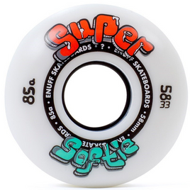 Kółka do deskorolki ENUFF Super Softie Wheels 58 mm Biały