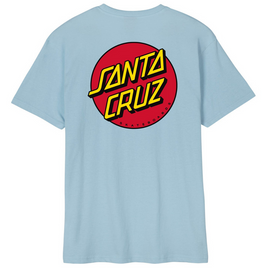 Koszulka SANTA CRUZ Classic Dot Chest T-Shirt Błękitny