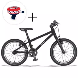 Superlekki rower dla dzieci KUbikes 16L Czarny