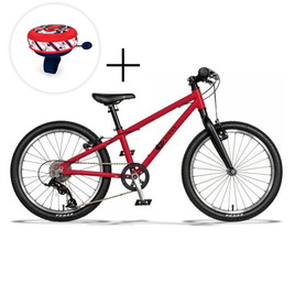 Superlekki rower dla dzieci KUbikes 20s Czerwony