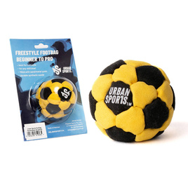 Zośka Footbag Miejskie Sporty 32 Panele Czarno-Żółty