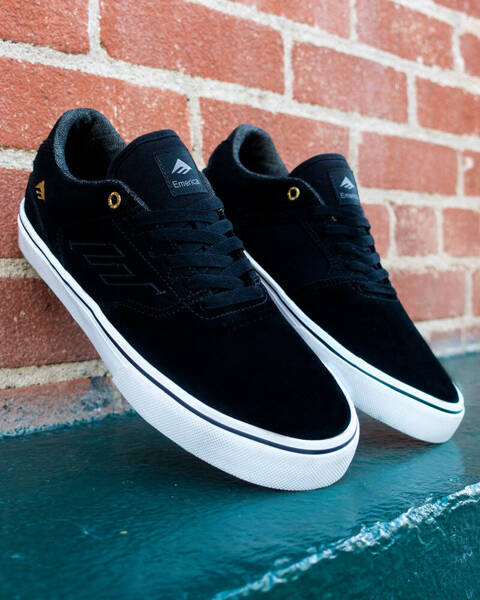 Buty EMERICA The Low Vulc Czarny/Złoty/Biały