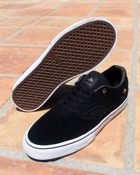 Buty EMERICA The Low Vulc Czarny/Złoty/Biały