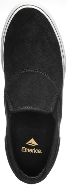 Buty EMERICA Wino G6 Slip-On Czarny/Biały/Złoty