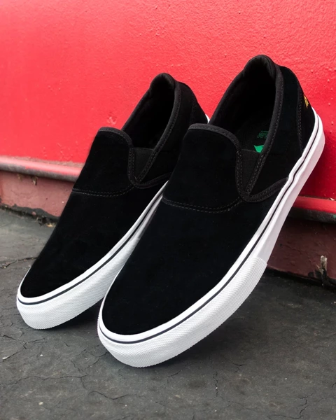 Buty EMERICA Wino G6 Slip-On Czarny/Biały/Złoty