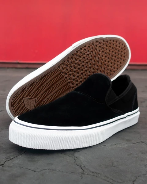 Buty EMERICA Wino G6 Slip-On Czarny/Biały/Złoty