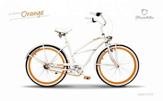 Cruiser Plumbike La Donna Orange