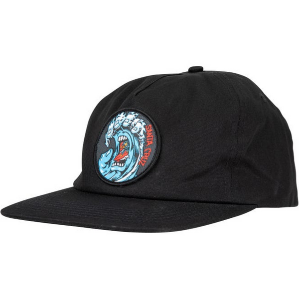 Czapka z daszkiem Santa Cruz Screaming Wave Snapback Czarny