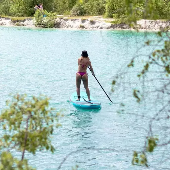 Deska turystyczna SUP pompowana pneumatyczna NKX Instinct 10'4 Niebiesko-Szara