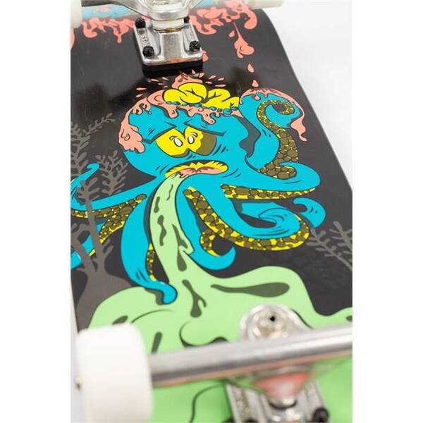 Deskorolka Cruiser Mindless Octopuke Pomarańczowo-zielony 32,5"