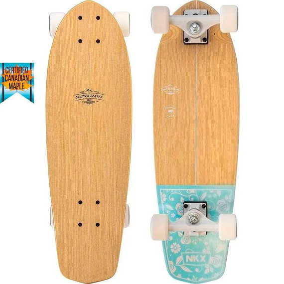 Deskorolka Cruiser NKX Classic Mint Floral Cruiser 26"