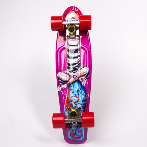 Fish skateboards 2015 Art Fish Girl / Silver / Red