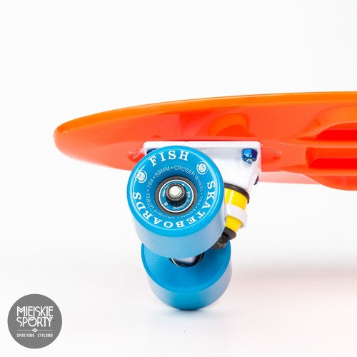 Fishboard Fish skateboards Orange  / White / Blue