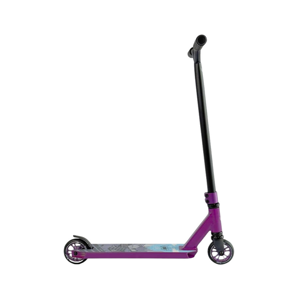 Hulajnoga Wyczynowa Flyby Lite V2 Complete Pro Scooter Czarno-Fioletowy 80 cm