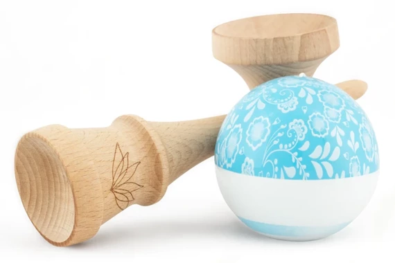 Kendama Lotus Kendamas BLOOM Niebieska