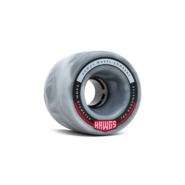 Kółka Longboardowe Hawgs Fatty 63mm 78A Szaro-białe