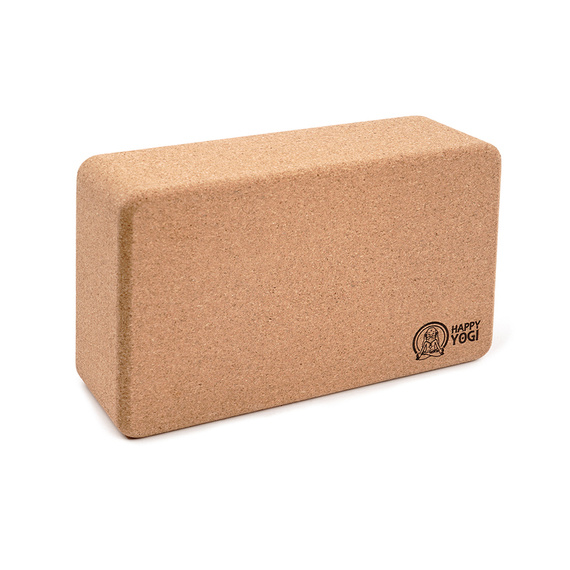 Kostka do jogi Happy Yogi - Cork Yoga Block