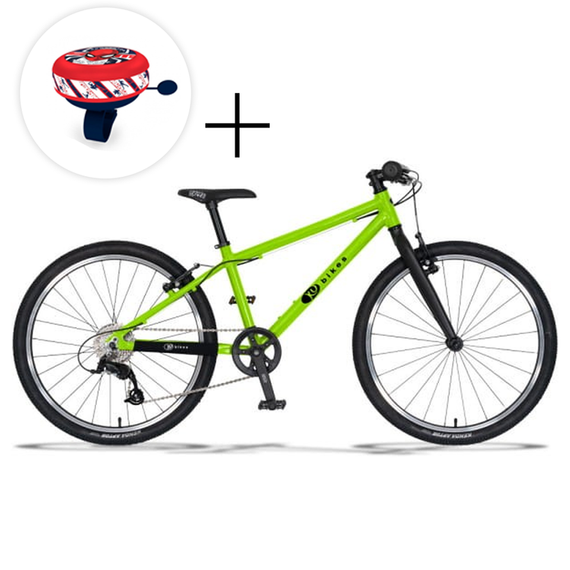 Lekki rower dla dzieci KUbikes 24L Zielony