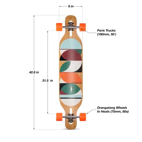 Longboard Loaded Dervish Sama 42,8" Flex 2