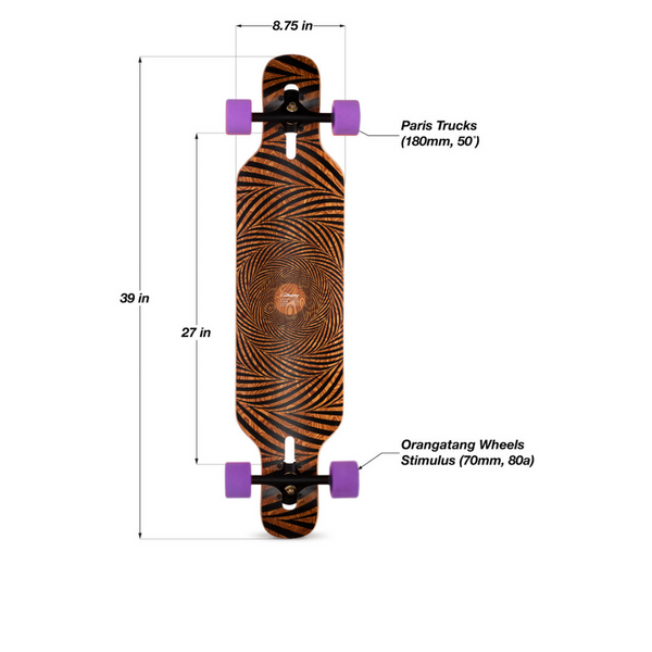 Longboard Loaded Tan Tien 39" Flex 2